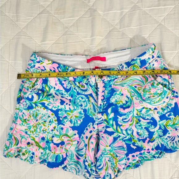 Bundle Lilly Pulitzer Blue and Green Bermuda Shorts Vibrant Patter - Picture 5 of 11